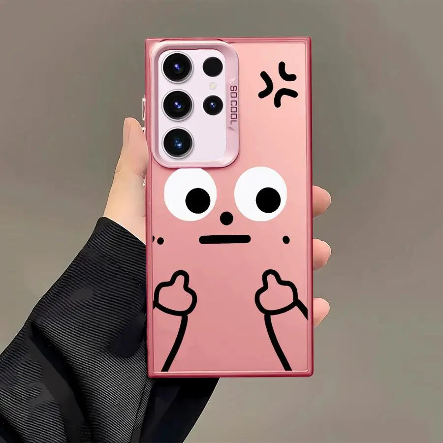 Funny Cartoon Matchman Phone Case for Samsung Galaxy S21 S25 S20 FE S24Ultra S23 S25Plus Note 20 Ultra S24 FE S22 Ultra Soft