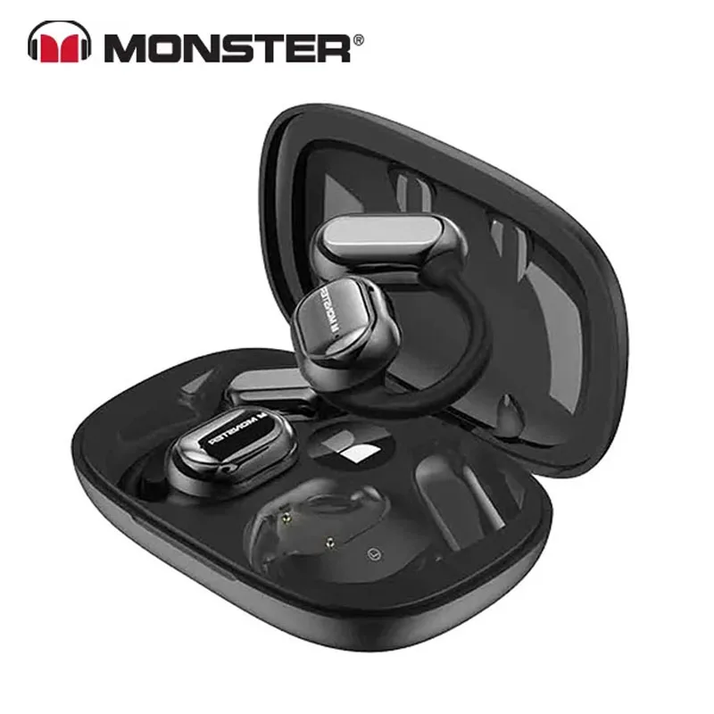 MONSTER-AC100 Fones De Ouvido Bluetooth, Monstro Americano, Verdadeiro Sem Fio, Versão 5.4, Redução De Ruído, Efeitos Sonoros De Alta Qualidade, Fones De Ouvido