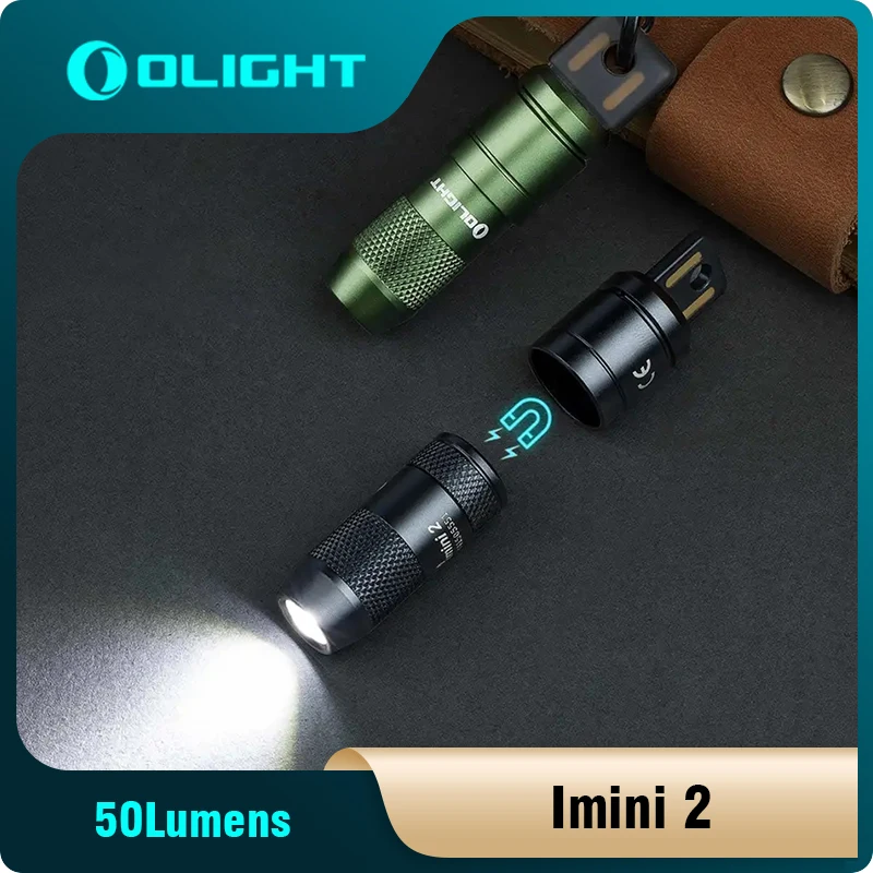 Olight imini 2 50 lumens mini flashlight,waterproof IPX6, integrated USB plug, rechargeable for use