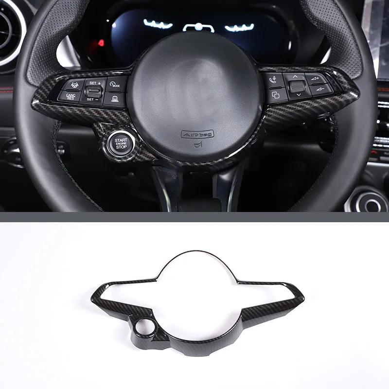 Abs Koolstofvezel Voor Alfa Romeo Stelvio 2017-2020 Auto-interieur Trim Sticker Accessoires Auto Modificatie Auto Styling