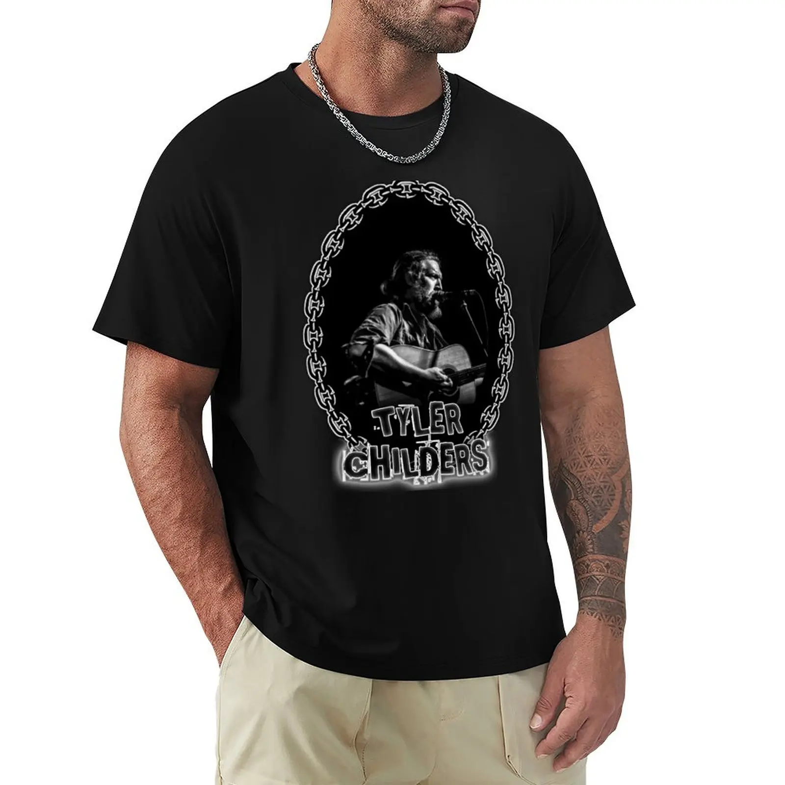 Tyler Childers Chain Pullover T-Shirt cotton t shirt man T-Shirt