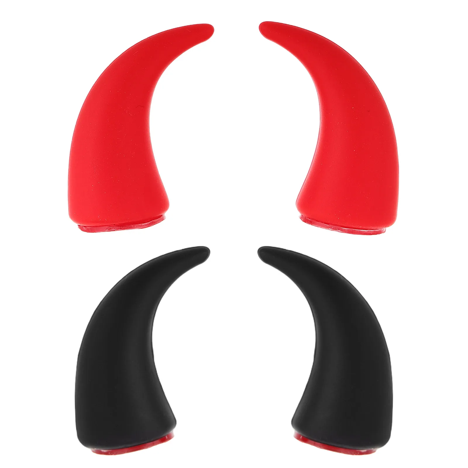 

4 Pcs Round Light Motorcycle Modification Stickers Plastic Anti Collision Decorations