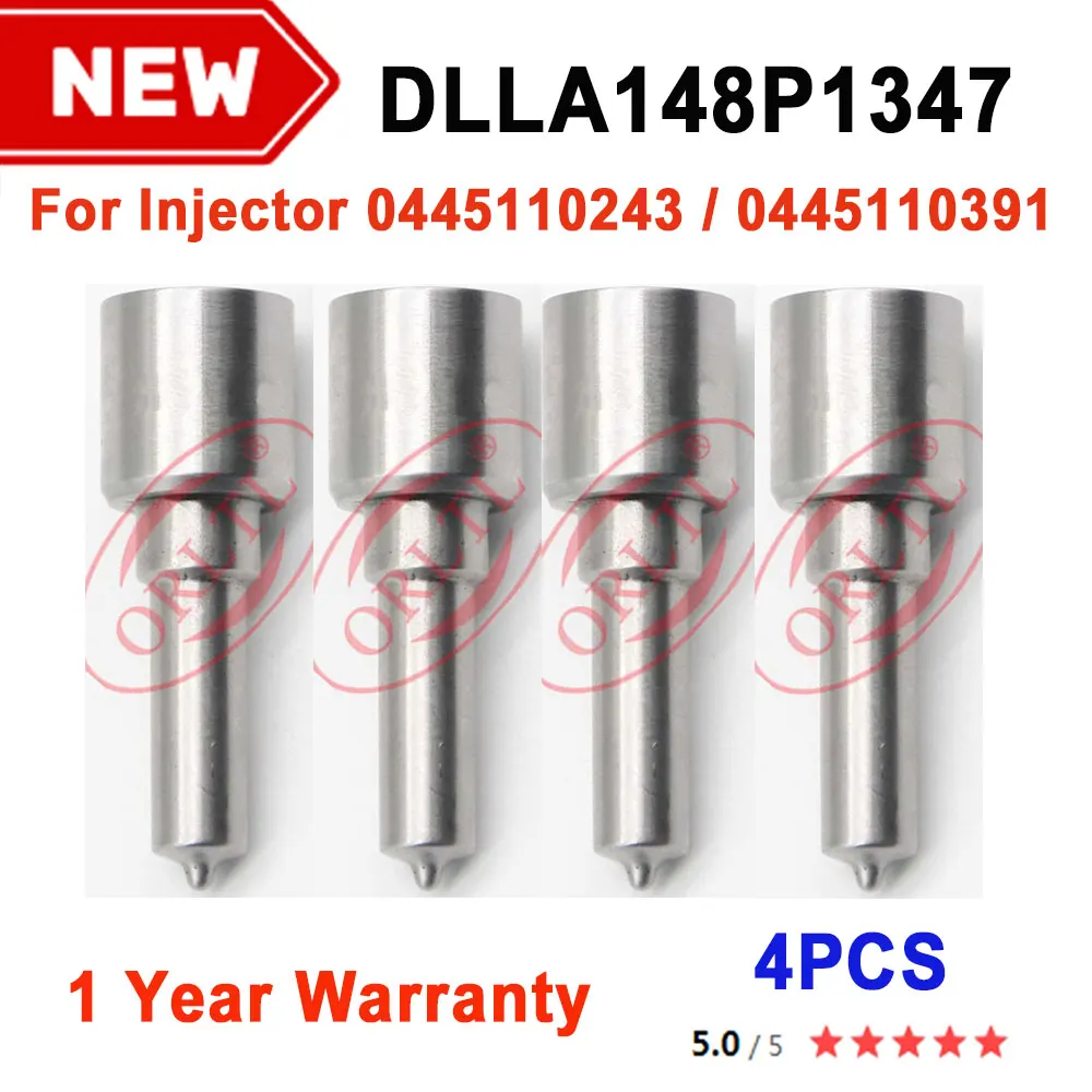 

4 Pieces Fuel Injector Nozzle DLLA148P1347 Diesel Nozzle 0 433 171 838 For FIAT GROUP VAUXHALL 0445110243 0445110391 0986435104