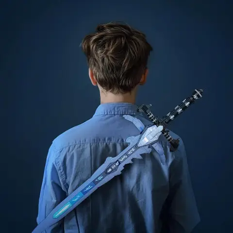 862PCS MOC Worlded Warcraft Byggstenar Filmspel Lich King Frosty Sorrow Sword Modell Tegelstenar Block Leksak för Barn Pojkar 8 best sales Lego World of Warcraft - №2