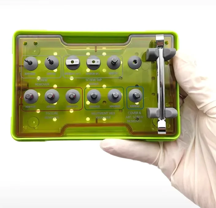 Help Kit Dental Fixture Fractured Screw Removal Set Abutment Cover Screw Remover Dental Tools