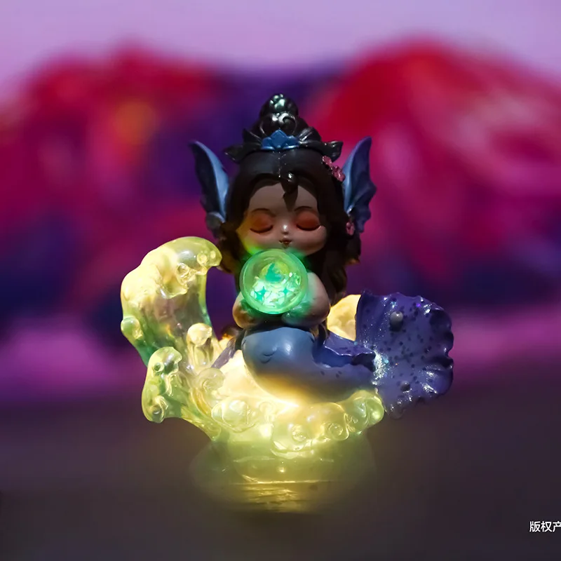 الكرتون تمثال راتنج صندوق أعمى المنزل مكتب سطح المكتب الديكور هدية عيد ميلاد لعبة العصرية الوحش جبل البحر تحصيل #6