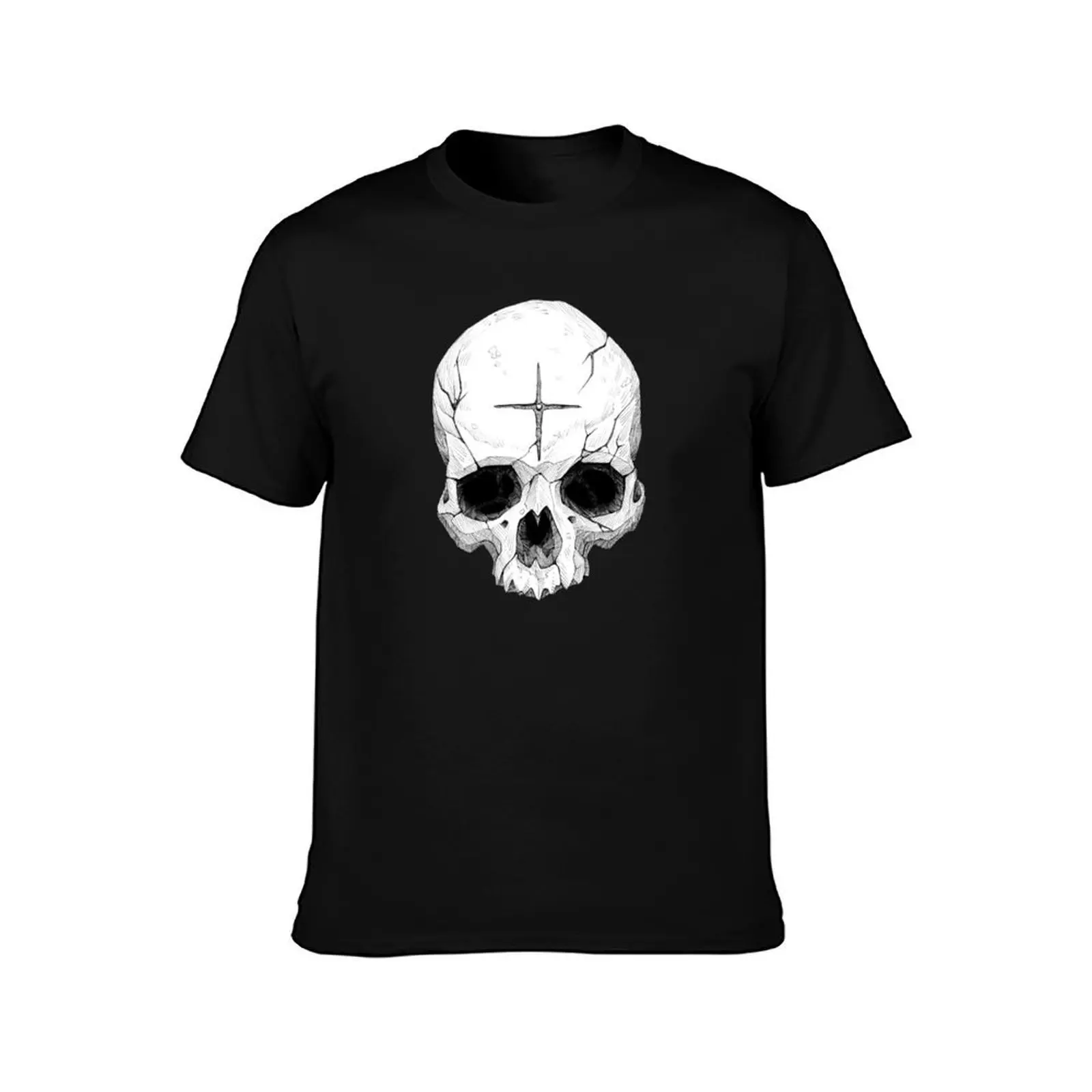 The Miracle Skull T-Shirt Basic Lightweight Short Sleeve Tee