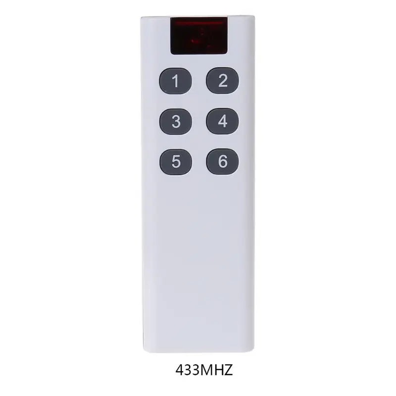 433MHZ Universal Wireless Learning Code Digital Remote Control Transmitter 3/4/6/8/10 Channels Buttons AK-7010TX