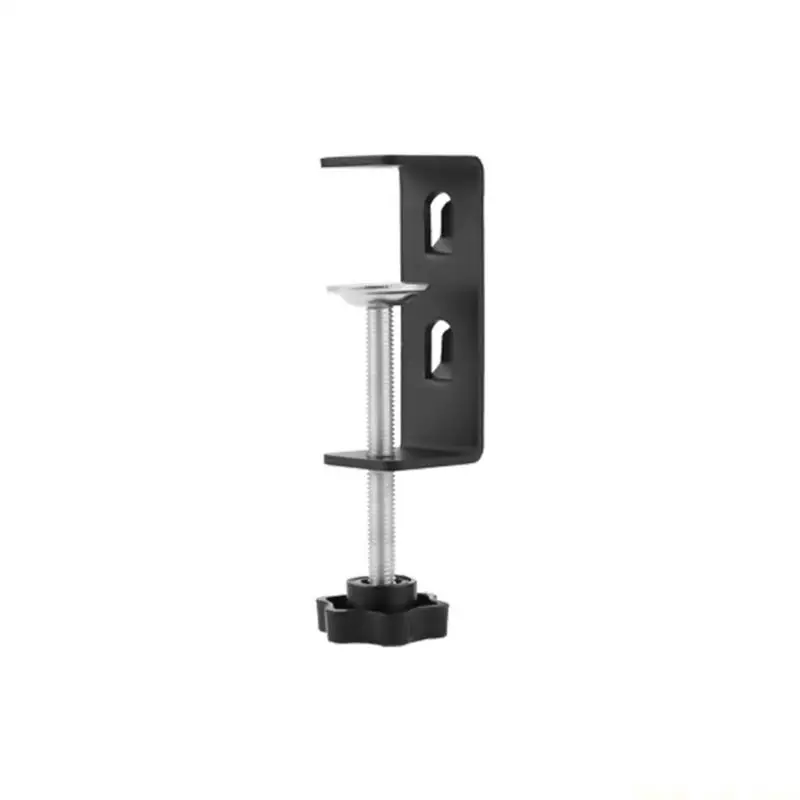 A2BE 2Pcs Desktop Base C Clamps Table Mount Clamps Desk C Clamps Iron Hardware Clamps For Workbench Studio Accessories