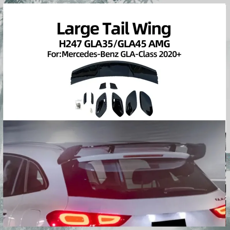 Горячий автомобиль 2025 года для Mercedes Benz GLA H247 GL35 180 200 2020 2021 2022 2023 2024 2025 AMG Верхнее крыло и крыло Внешняя модификация A