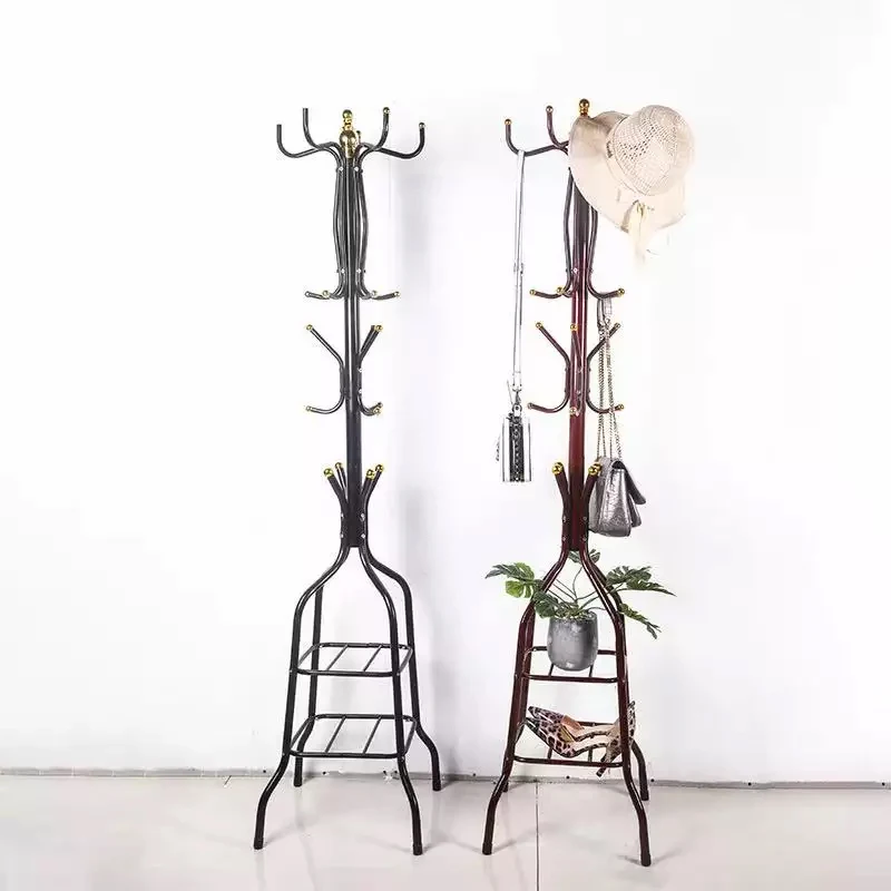 Coat Rack Floor Freestanding Clothing Metal Hanger Coat Rack