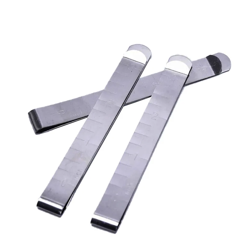 5Pcs/Pack Metal Sewing Crimping Clip Stainless Steel Ruler Measurement Clips