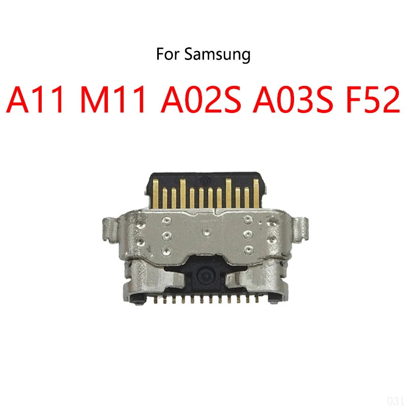 10 шт./лот для Samsung Galaxy A11 A115F M11 M115F A02S 025F A03S 037F Type-C USB зарядная док-станция разъем для зарядки порт разъем