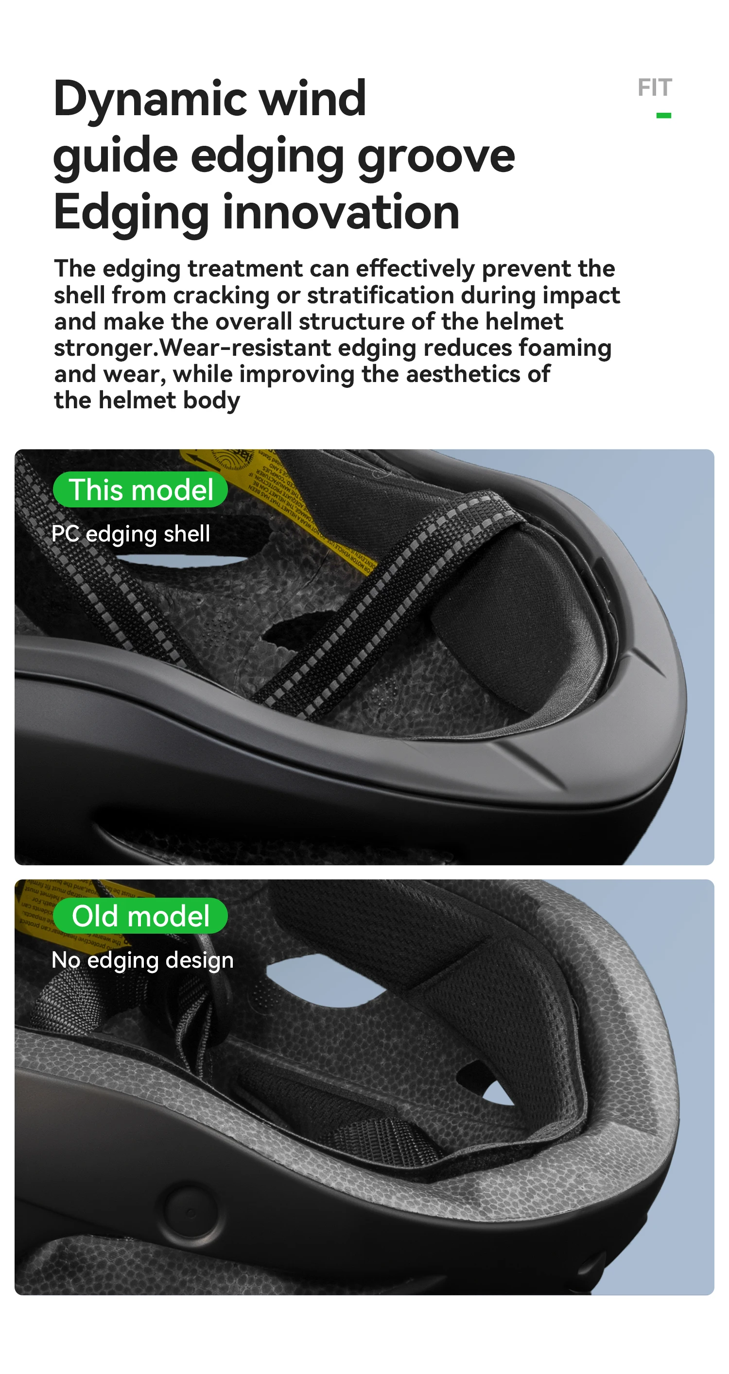 ROCKBROS Kinder-Fahrradhelm, atmungsaktiv, leicht, mit hochdichtem Schaumstoff, einteilig geformt, stoßdämpfend, Jugendhelm. – Detail 15