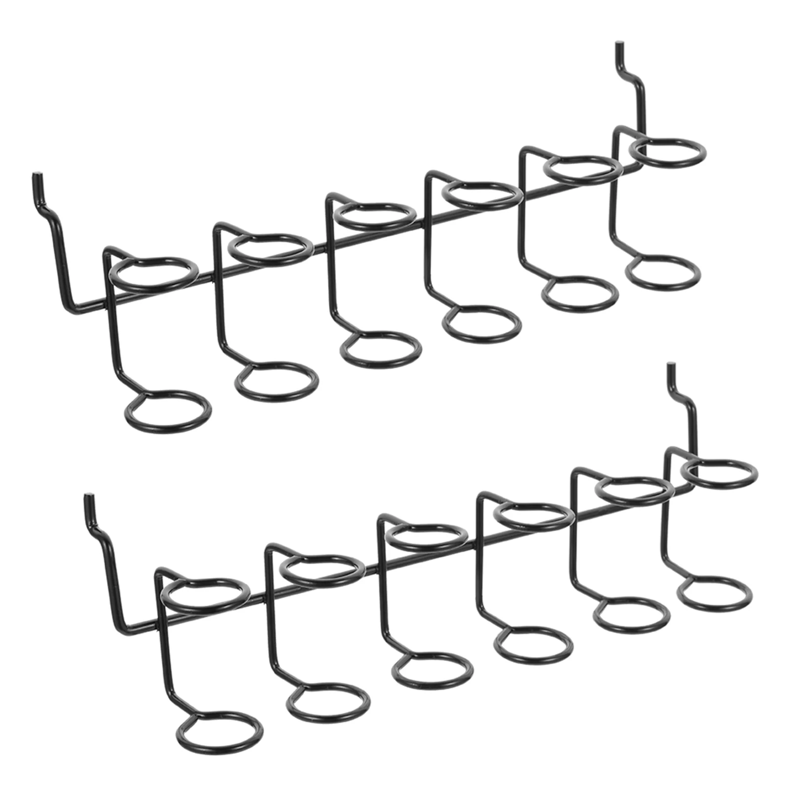 

2 Pcs Pegboard Screwdriver Holder Metal Craftsmanship Easy Install Suitable Storing Screwdrivers Small Accessory