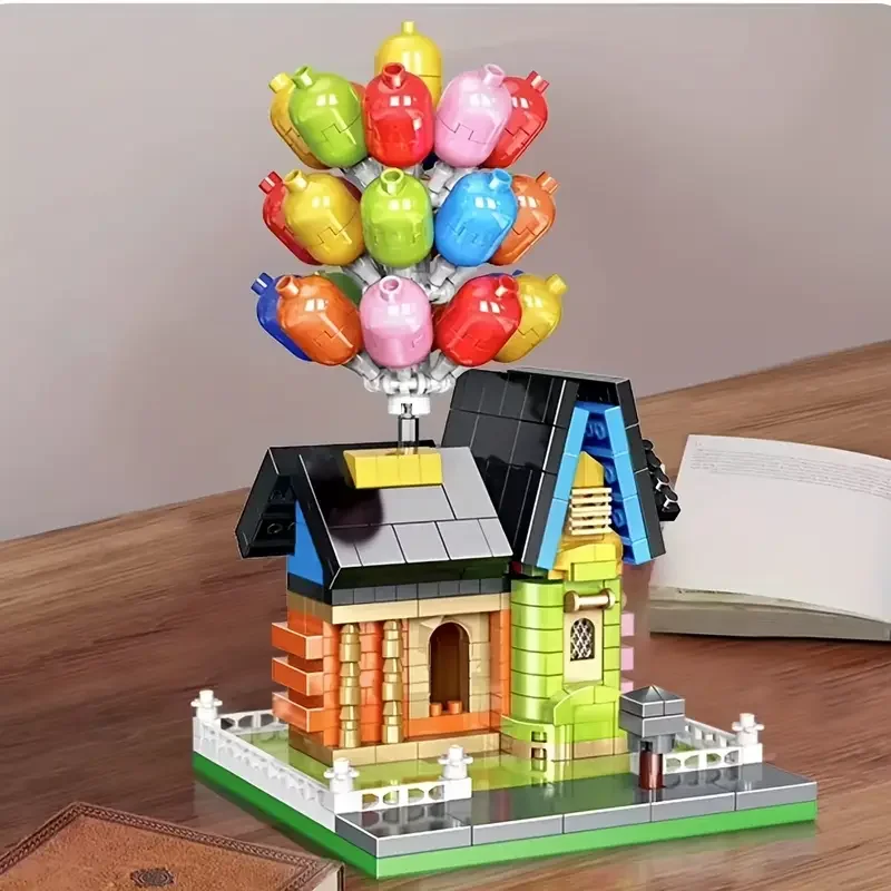 3D Printing House - Blok Perakitan Rumah Balon Pelangi, Model