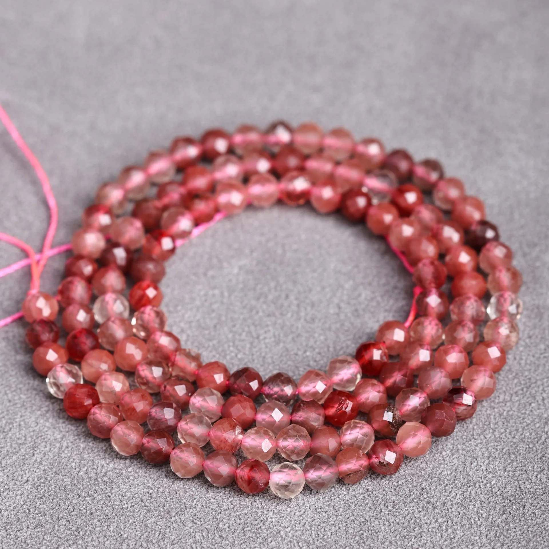 EBUTY граненые хрустальные бусины 2 мм натуральные DIY бисерные лечебные аксессуары для изготовления ювелирных изделий 15 дюймов