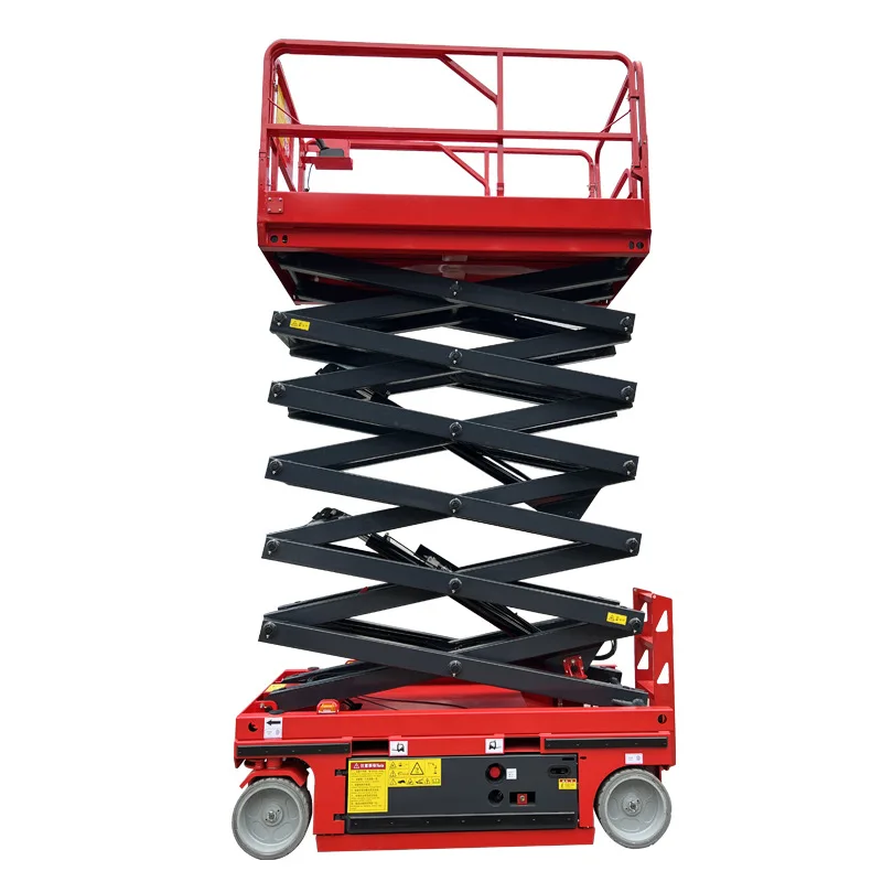 Gilles electro-hydraulic elevator self-propelled scissor lifting platform for high altitude climbing operation platform