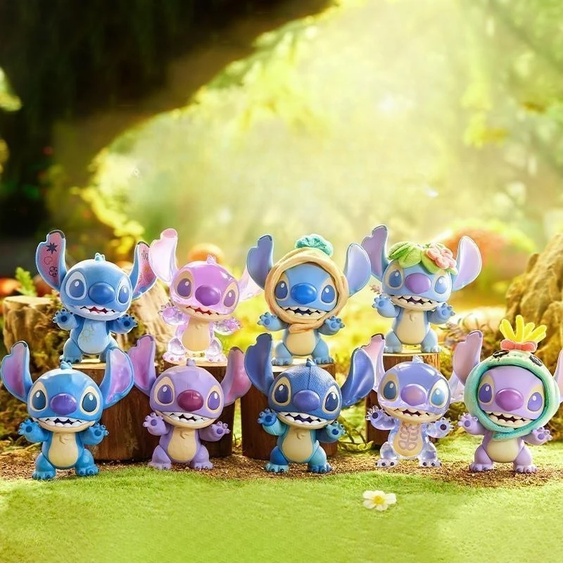 MINISO Disney Stitch Versatile Cool Collection Blind Box Handcrafted Cartoon Character Surprise Model Random 1PC blind box toys