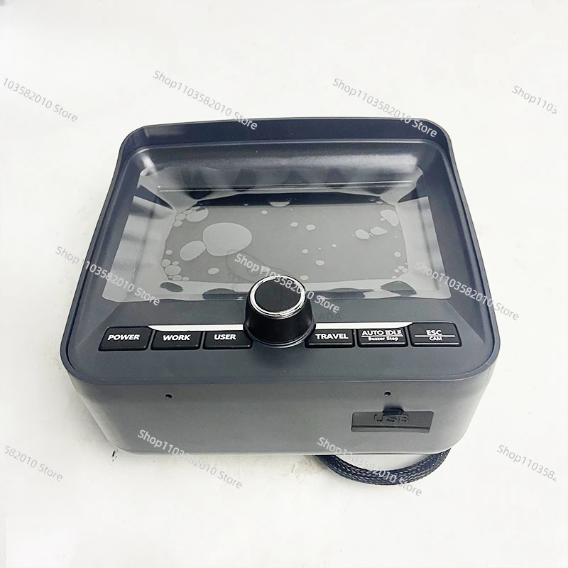 Excavator monitor display panel parts, LCD instrument, 21Q6-30104, 21Q6-103402, 21Q6-23400, 21Q6-13401, R220-9, R210-9,