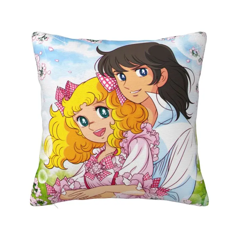 Candy Candy Luxury Throw Pillow Cover Decoracion Salon Case Anime Manga Cartoon Girl Car Cushion