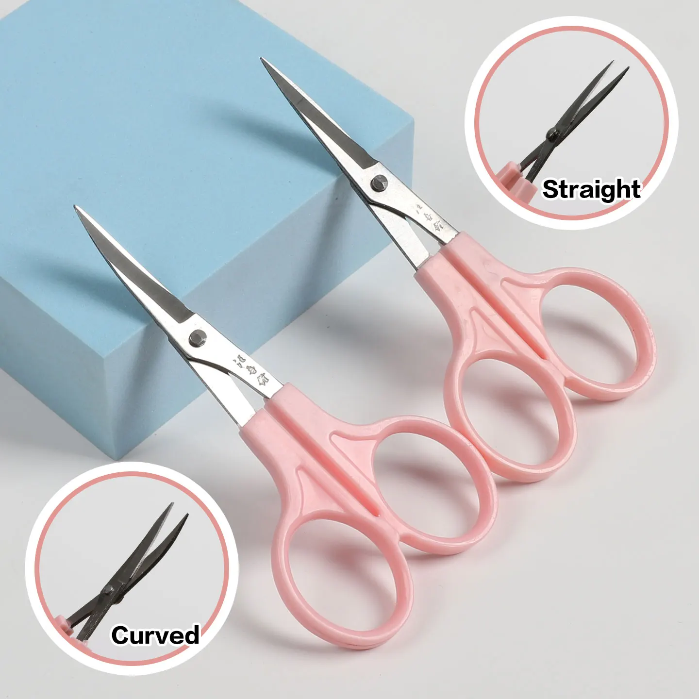 Embroidery Scissors Curved Scissor Head Stainless Steel Mini Tailor Trimming Cross Stitch Scissor DIY Craft Clippers