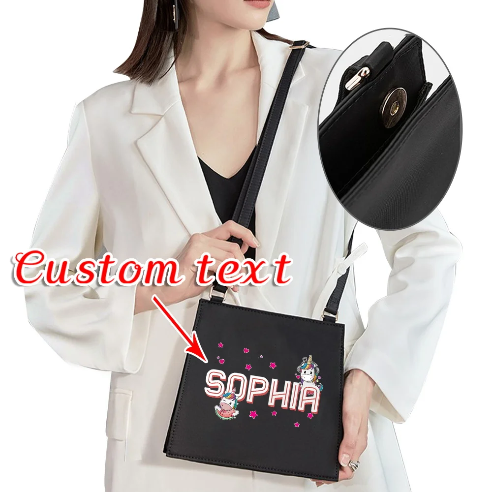

Personalized Customization Name Shopping Bag Handbag Fashion Shoulder Bag Commuting Crossbody Bag