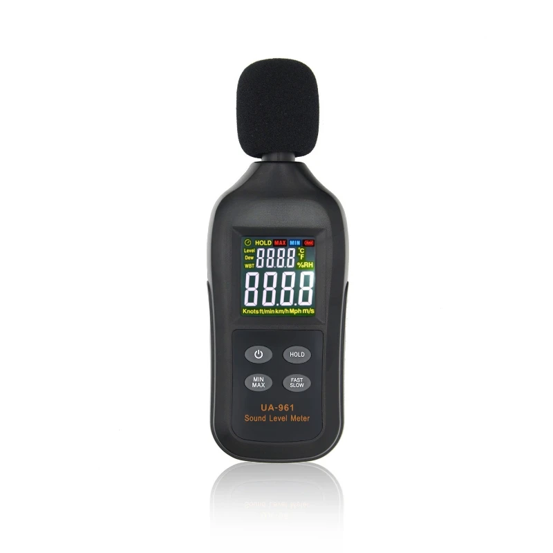 

High digital noise meter Sound level meter Household noise tester Color screen decibel meter