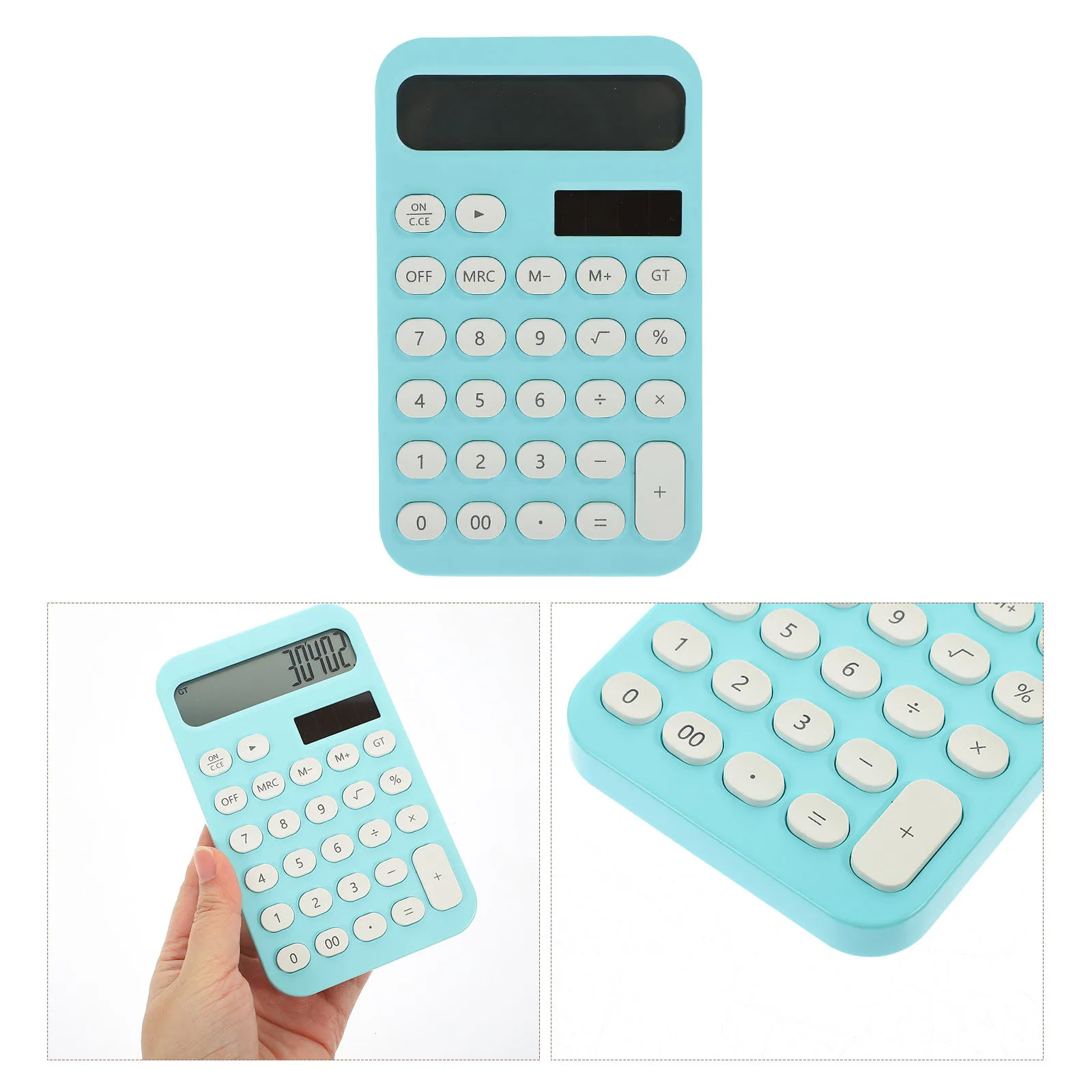 

Small Portable Calculator Lightweight Anti-Slip Desktop Tool for Students Office School Learning Pocket Calculator