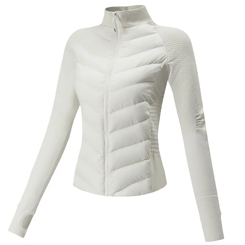 2024 New Lightweight Women's Cotton Jacket - Windproof & Insulated Autumn/Winter Activewear for Running, Yoga, and Fitness