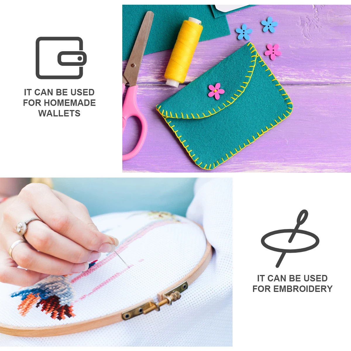 

7 Pcs Cotton Linen Fabric Embroidery DIY Crafts Beginner Women Breathable Natural Material Suitable Size Garment