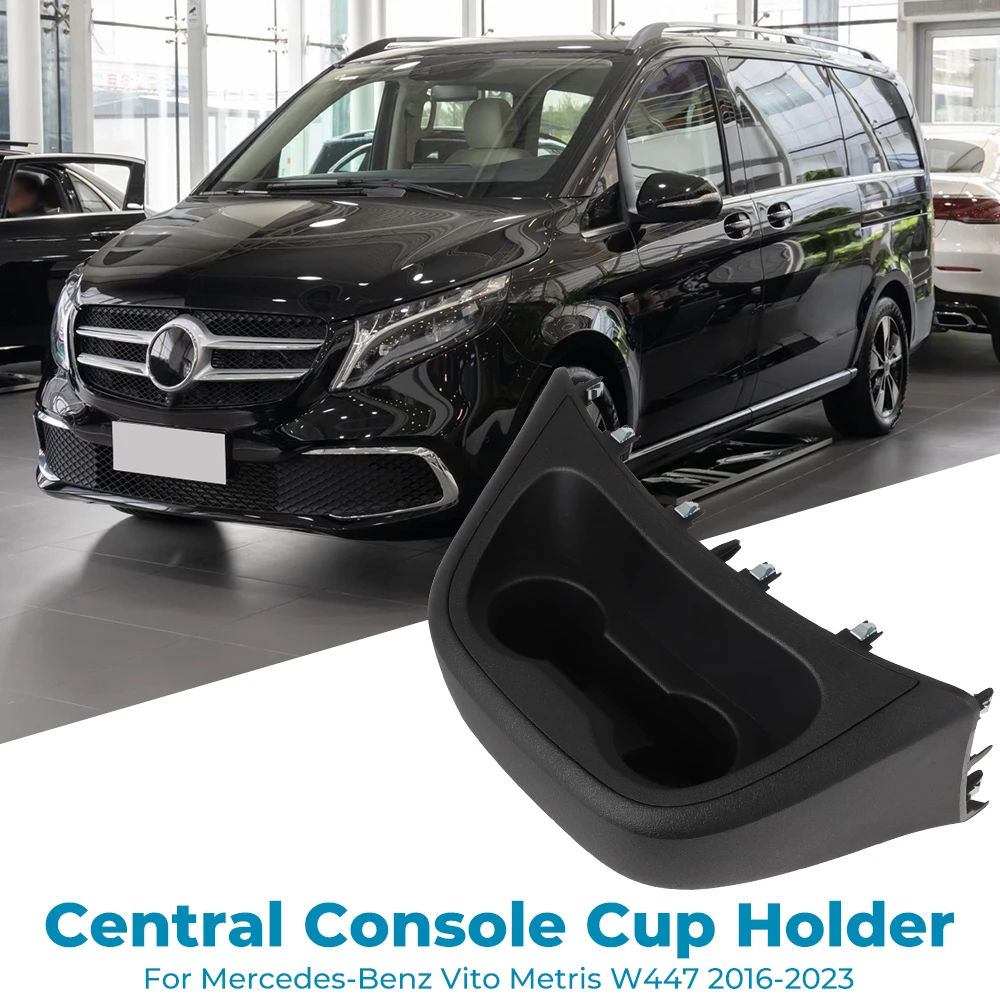 Car Central Console Instrument Drinks Cup Holde For Mercedes-Benz Vito Metris W447 2016-2023 Instrument Cup Holder Panel Frame