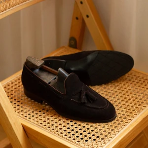 Herren echtes Ledermoccasim, in handgefertigter britischer Mode, faul lässig, vielseitig, neu 10 Hauptverkäufe Shein Shoes - №4