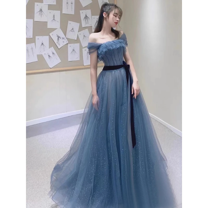 Новое серо-синее длинное спортивное