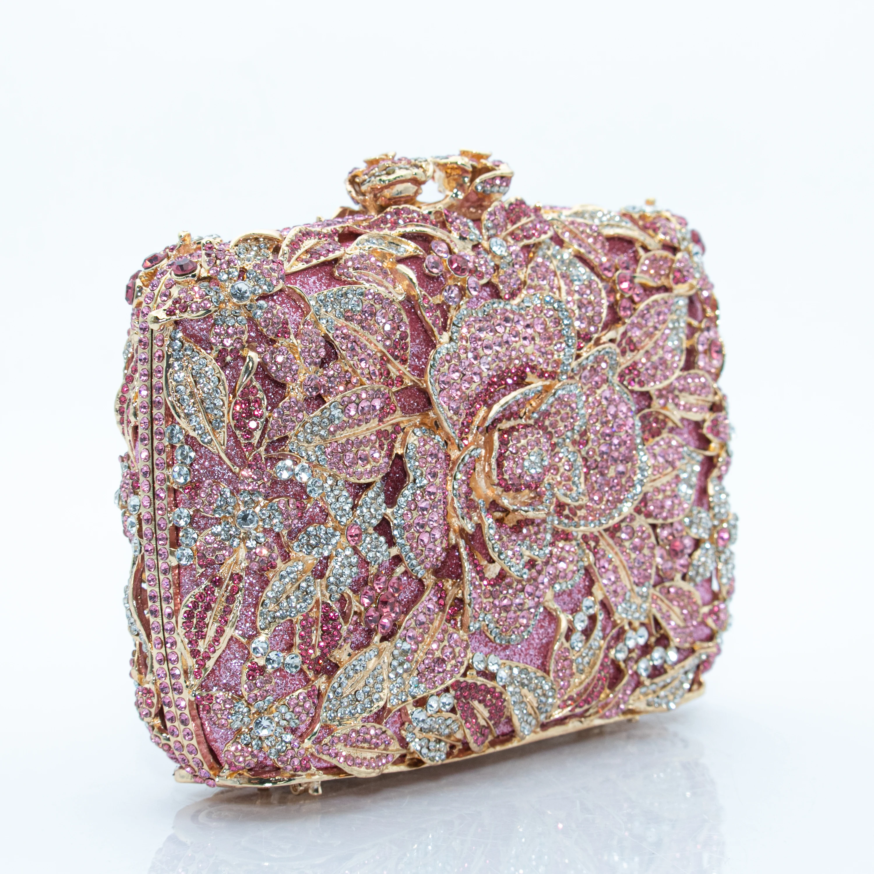 حقيبة يد نسائية وردية مرصعة با - مراجعة Evening Bag Beaded وسعره