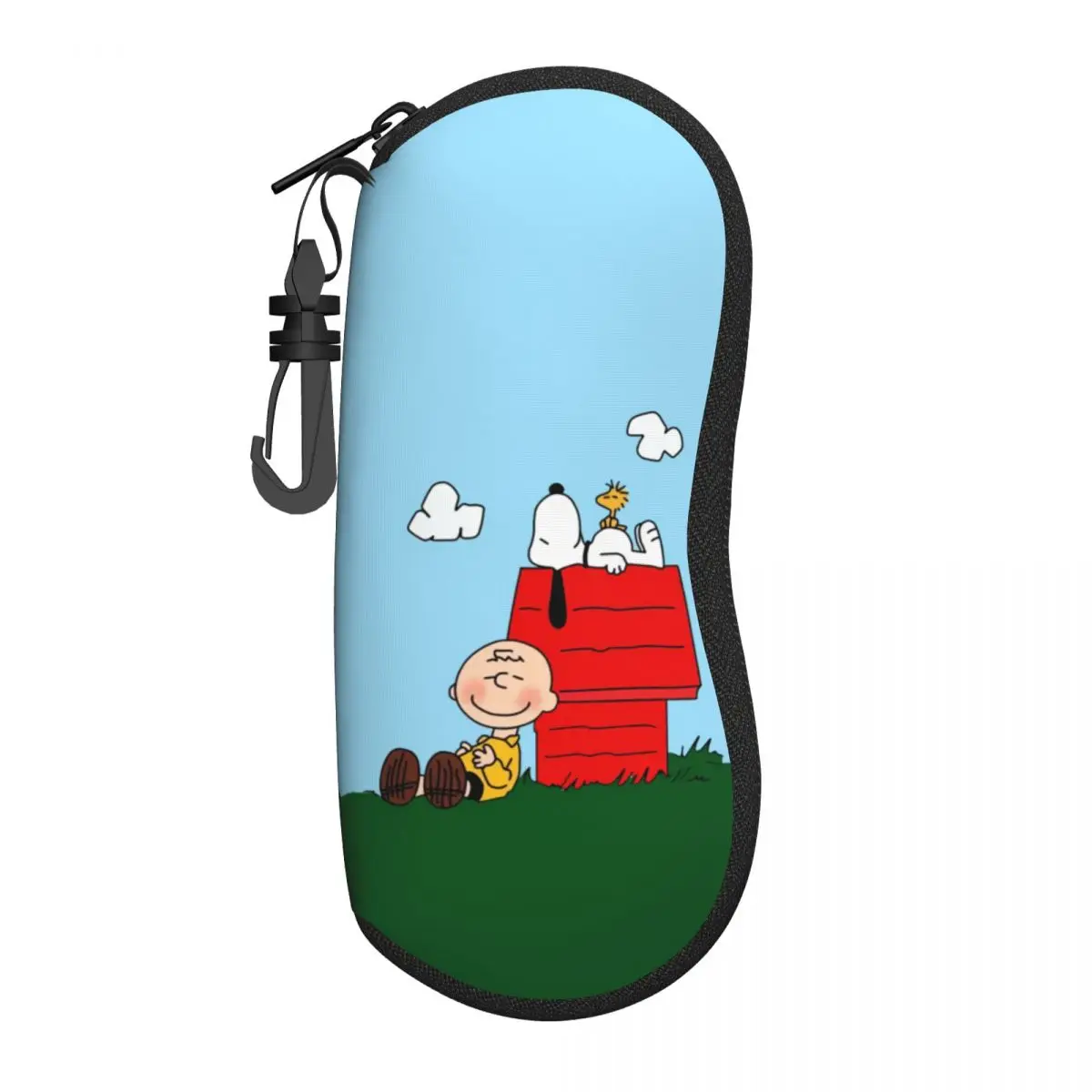 

Custom S-Snoopys Shell Eyeglasses Protector Cases Cool Sunglass Case Charlie Brown Anime Glasses Bag