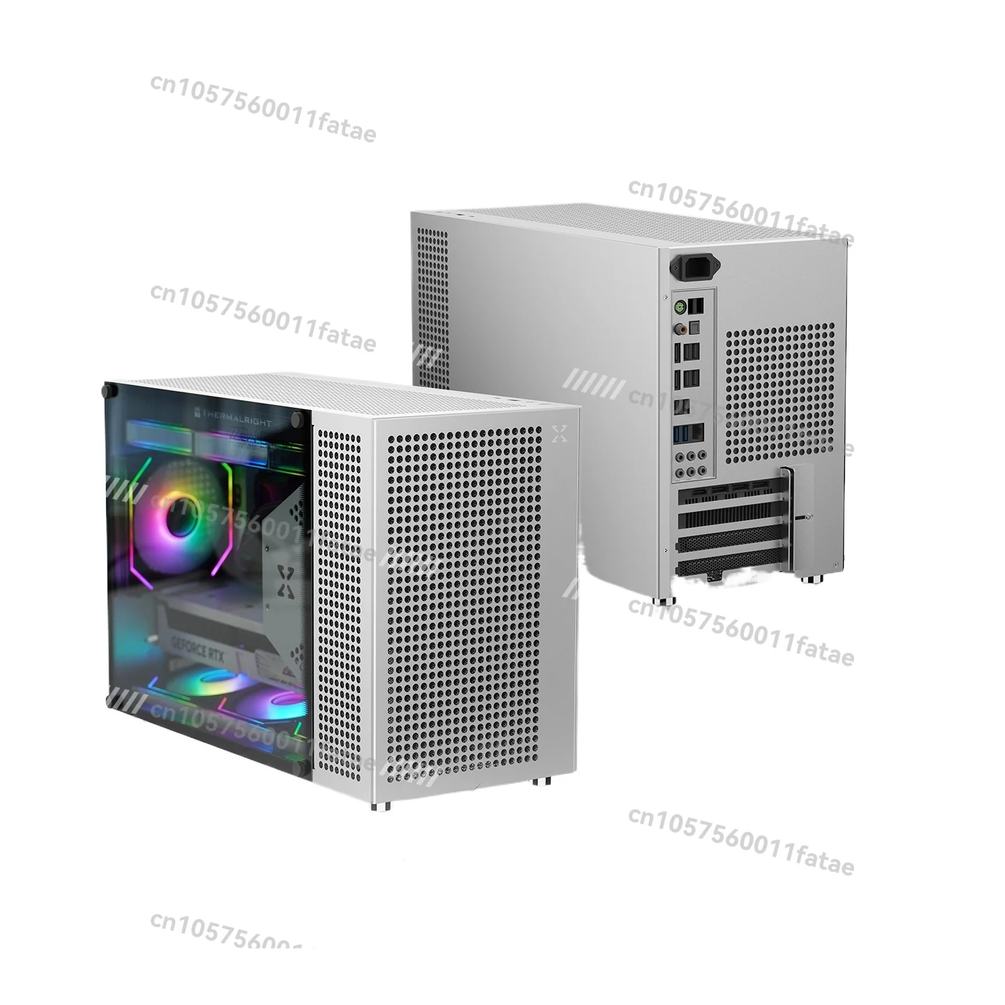

All-aluminum Main Unit Power Supply Side Penetration 360 Water-cooled Desktop Desktop Chassis
