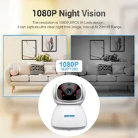 1080P Smart Surveillance Camera,Wireless CCTV Network,2.4G 5G WiFi IP Camera,IR Night Vision,Baby Monitor