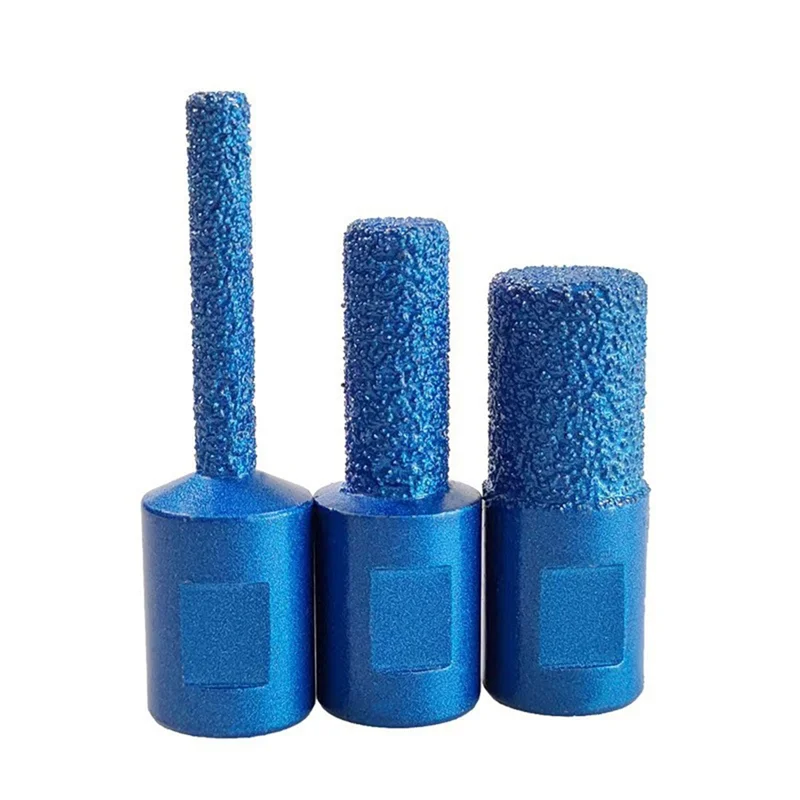 ABJO-3PCS M10 ด้าย Brazed Milling CUTTER คุณภาพสูงเพชรเจาะบิตสําหรับกระเบื้องหินอ่อนแก้วเจาะตัด