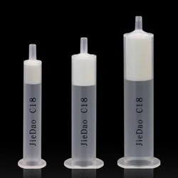 C18 SPE Cartridge Solid-Phase Extraction Carbon 18 (Capped) Filler SPE Column HPLC Filler Chromatography Column 1mL 3mL 6mL 12mL