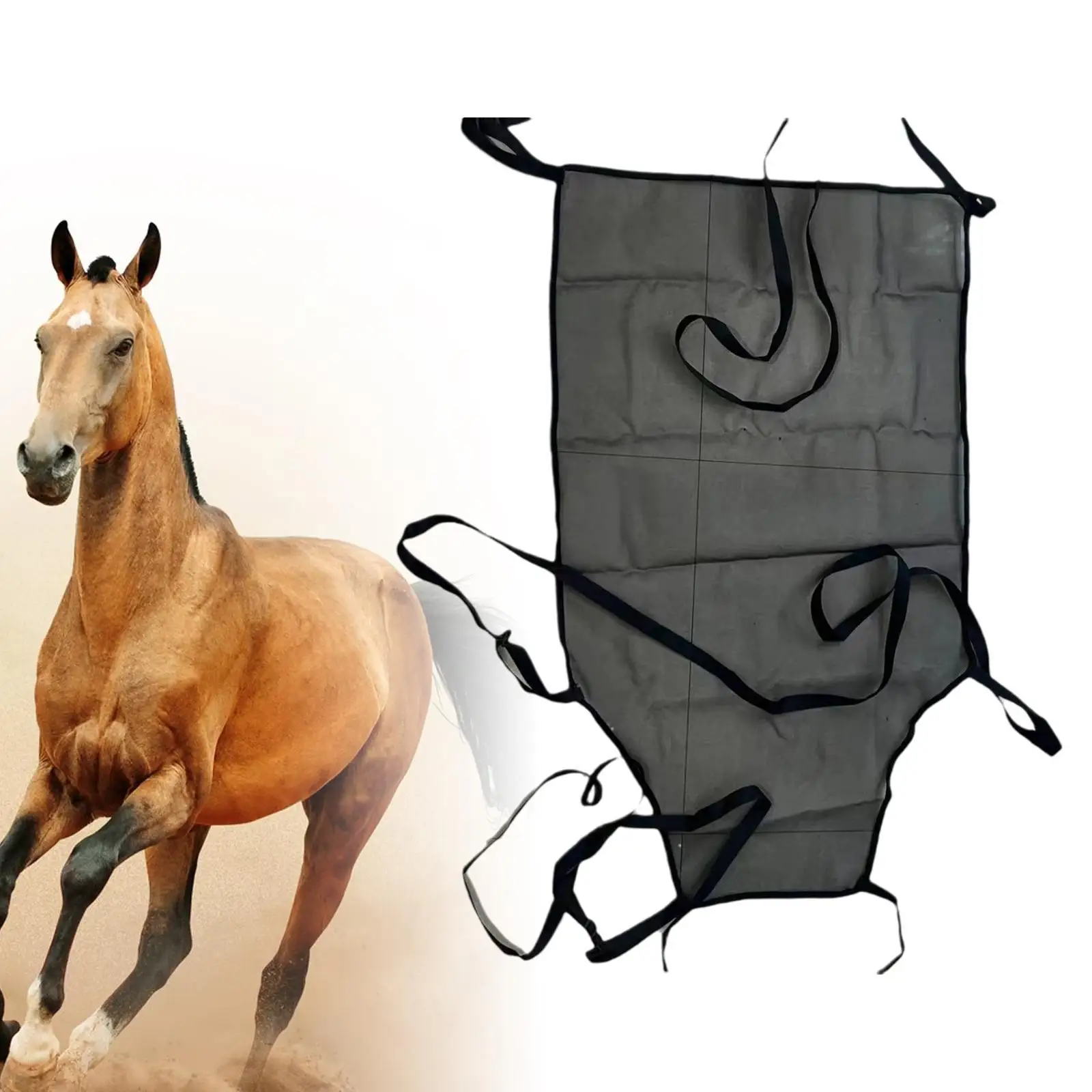 Horse Bib Horse Belly Guards Prevent Net Outdoor Pet Horse Protection Horse Abdomen Protective Cover Sheet Belly Guards