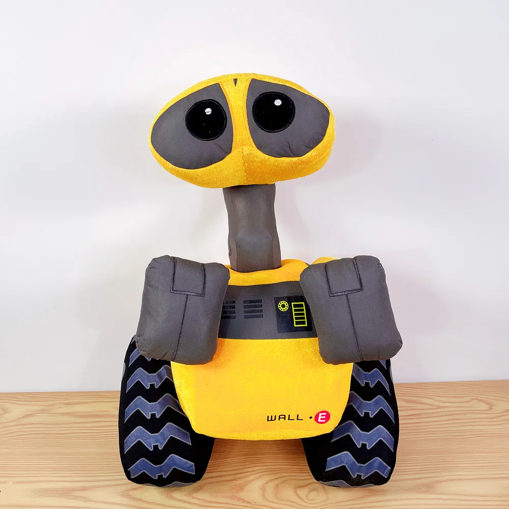 ディズニー-子供向けの着色された壁のぬいぐるみ,着色されたロボットのおもちゃ,きらびやかなぬいぐるみ,家の装飾,子供向けギフト,55cm