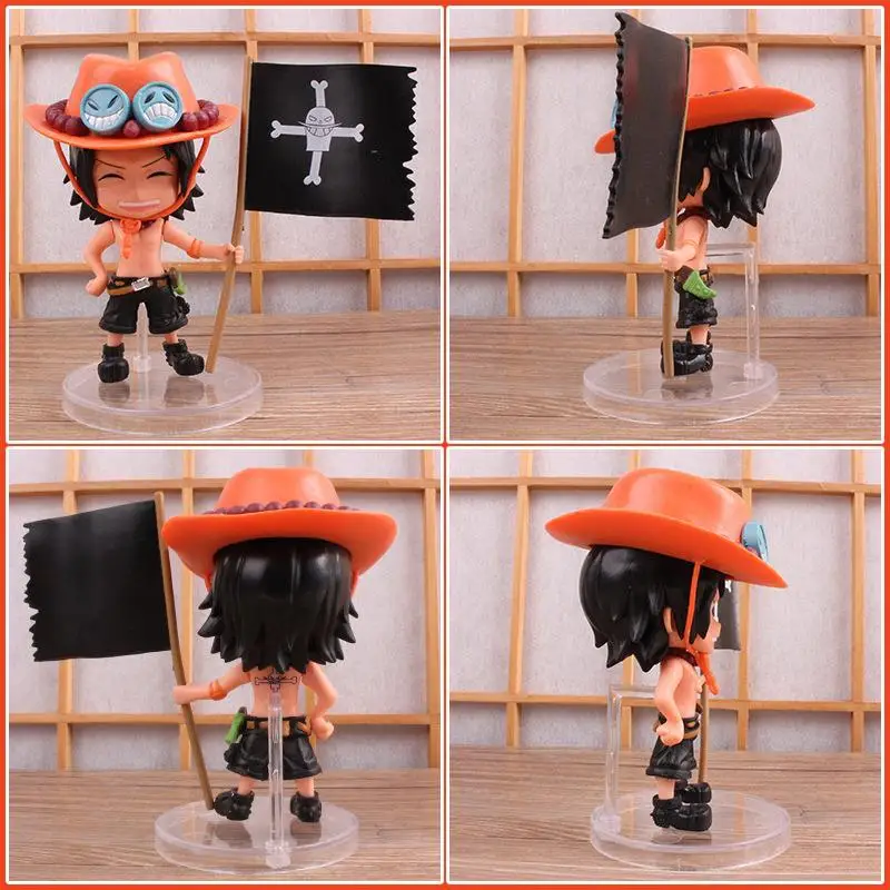 Figurine en PVC One Piece pour garçon, Boa Hancock, Monkey D Luffy, Roronoa, Zoro, Chopper, Anime, Version, Série Q, Ensemble de jouets modèles en sac, Cadeau