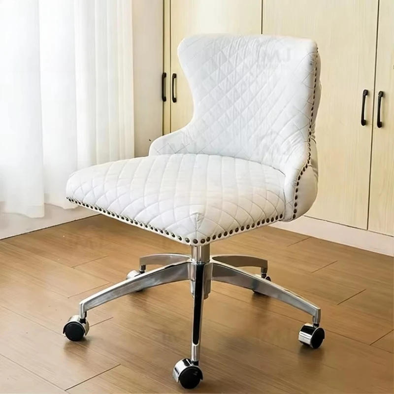 Beauty Salon Furniture Mobile Technician Stools Swivel Nail Manicure Chairs with Wheel