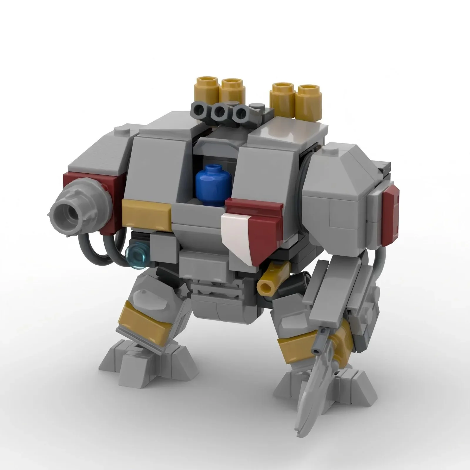 

MOC Building Blocks Doomblade Dreadnought Warship Model Set Compatible with Bricks Creative DIY Assembly Toy for Kid Adult Gifts