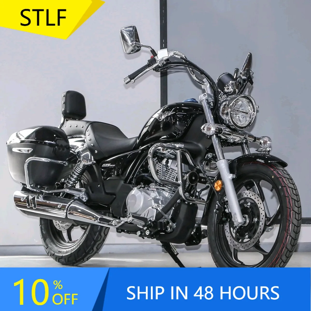 ZUIMI New Model Haojue GZS150 American-style Storm Prince Euro 4 Standard Fuel-injected Retro Cruiser Motorcycle 100-200C