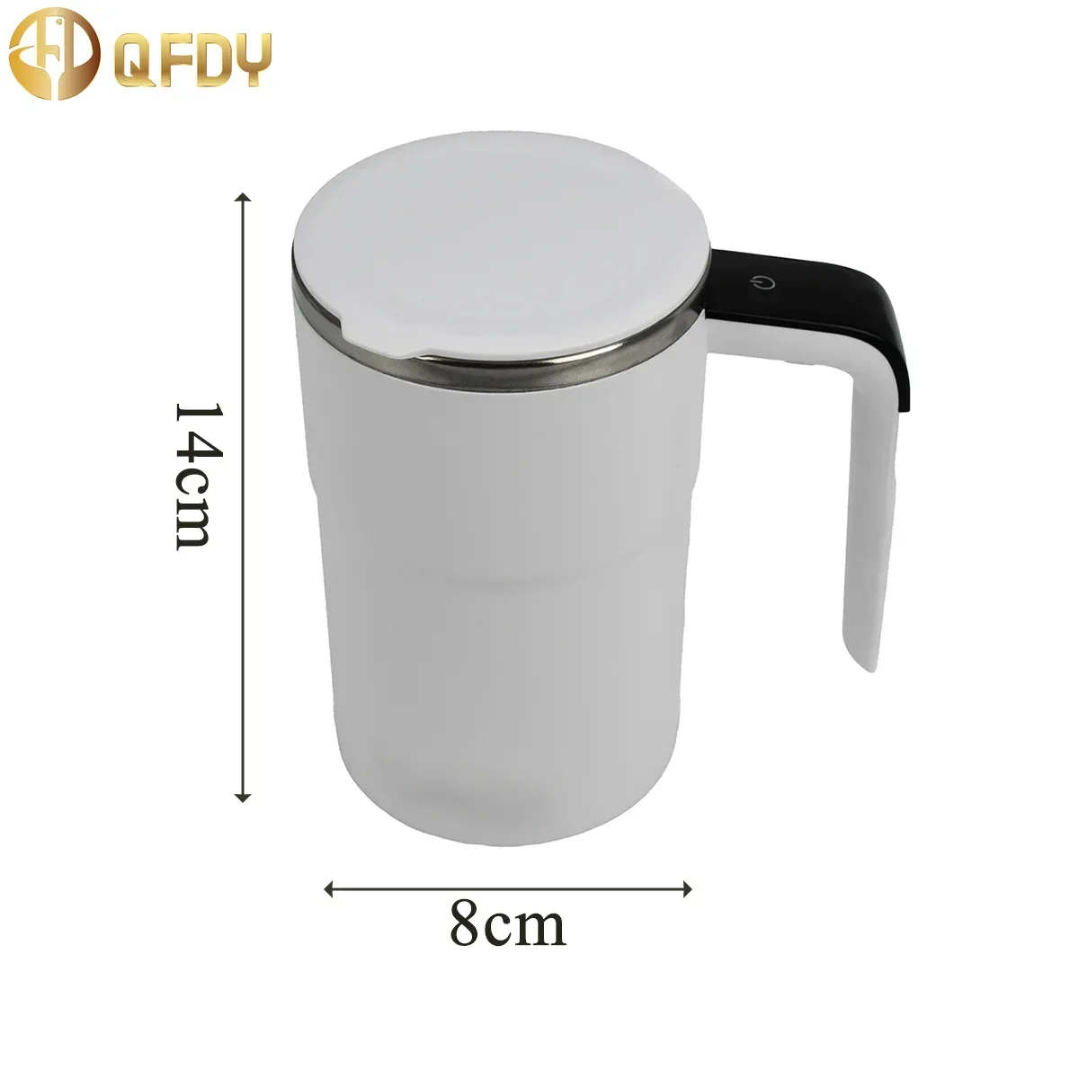 Automatic Self Stirring Mug Magnetic Stirring Cup Coffee Milk Juice Mixing Cup 380ML Electric Stainless Steel Lazy Rotating Mug