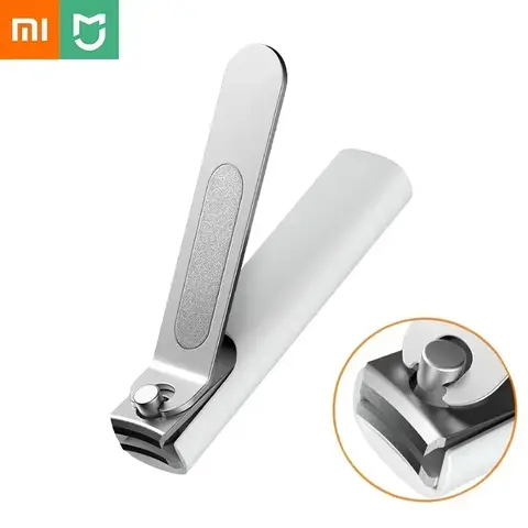 Xiaomi Mijia 402 스테인레스 스틸 손톱깎이 페디큐어 케어 트리머 안티 스플래시 스토리지 쉘이있는 휴대용 네일 파일