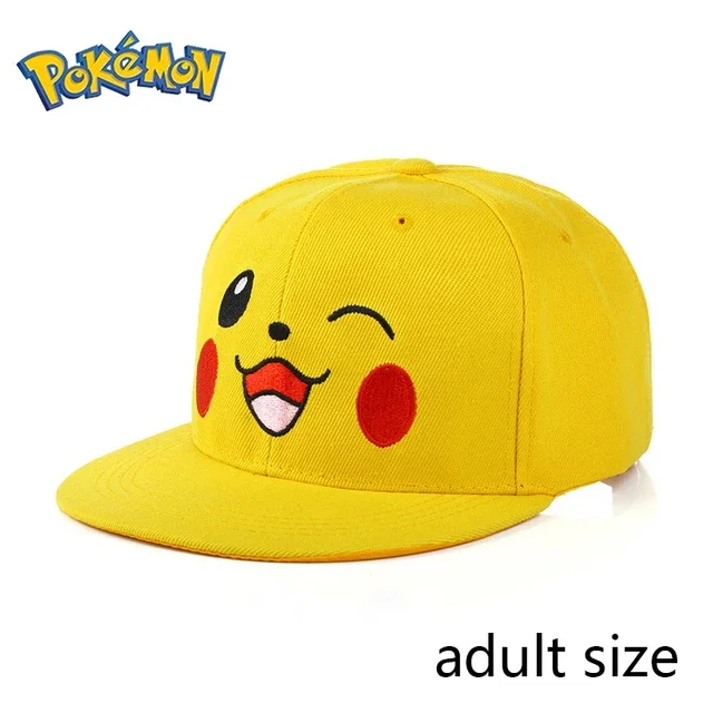 Pokemon Pikachu Baseball Kappe Anime Cartoon Figur Cosplay Hut Einstellbar Frauen Männer Kinder Sport Hip Hop Caps Spielzeug Geburtstag Geschenk