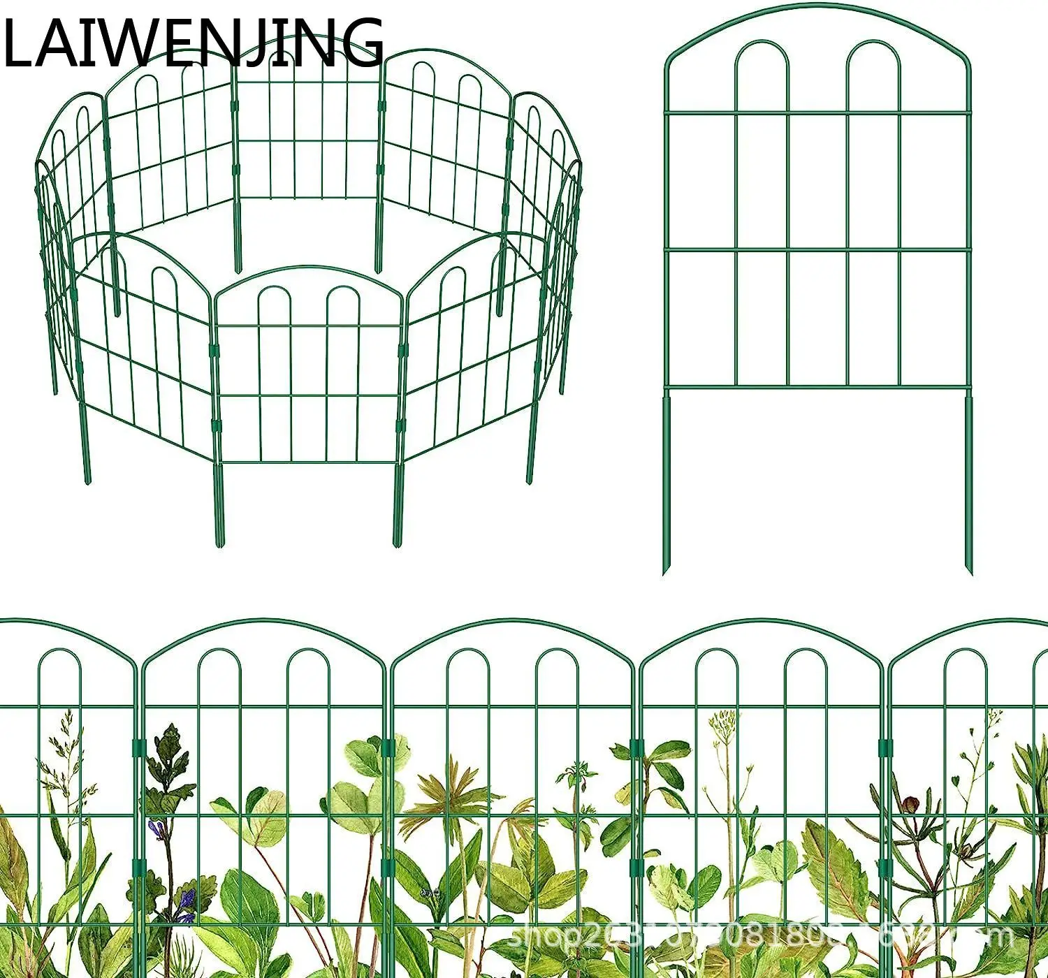 

SGF Indoor Courtyard Decoration Outdoor Garden Iron Sunscreen Fence Bracket